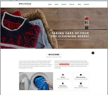 A not untypical template, compete with images and just needs your editorial!